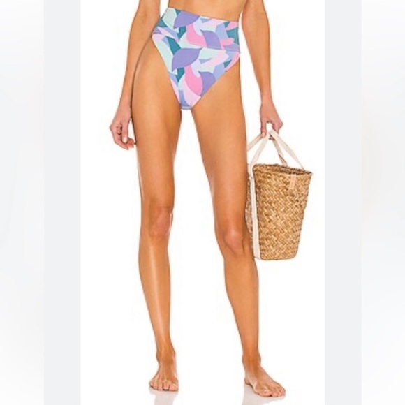 New! Beach Riot Highway Bikini Bottom in Mauve Mod 24984 - Picture 1 of 6